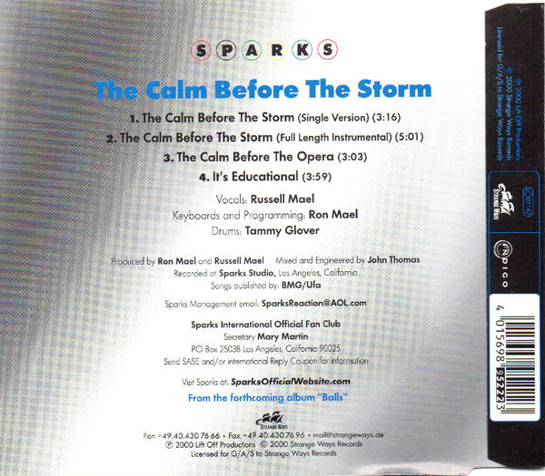 Sparkives - The Calm Before The Storm