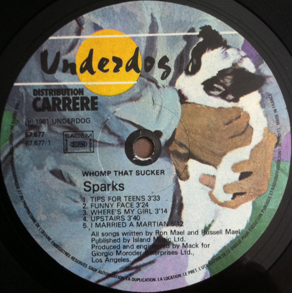 【中古】「非常に良い」［CD］Whomp That Sucker Sparkives - Whomp That Sucker